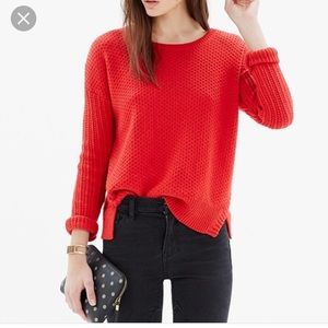 Madewell Texturemix Wool Pullover Sweater